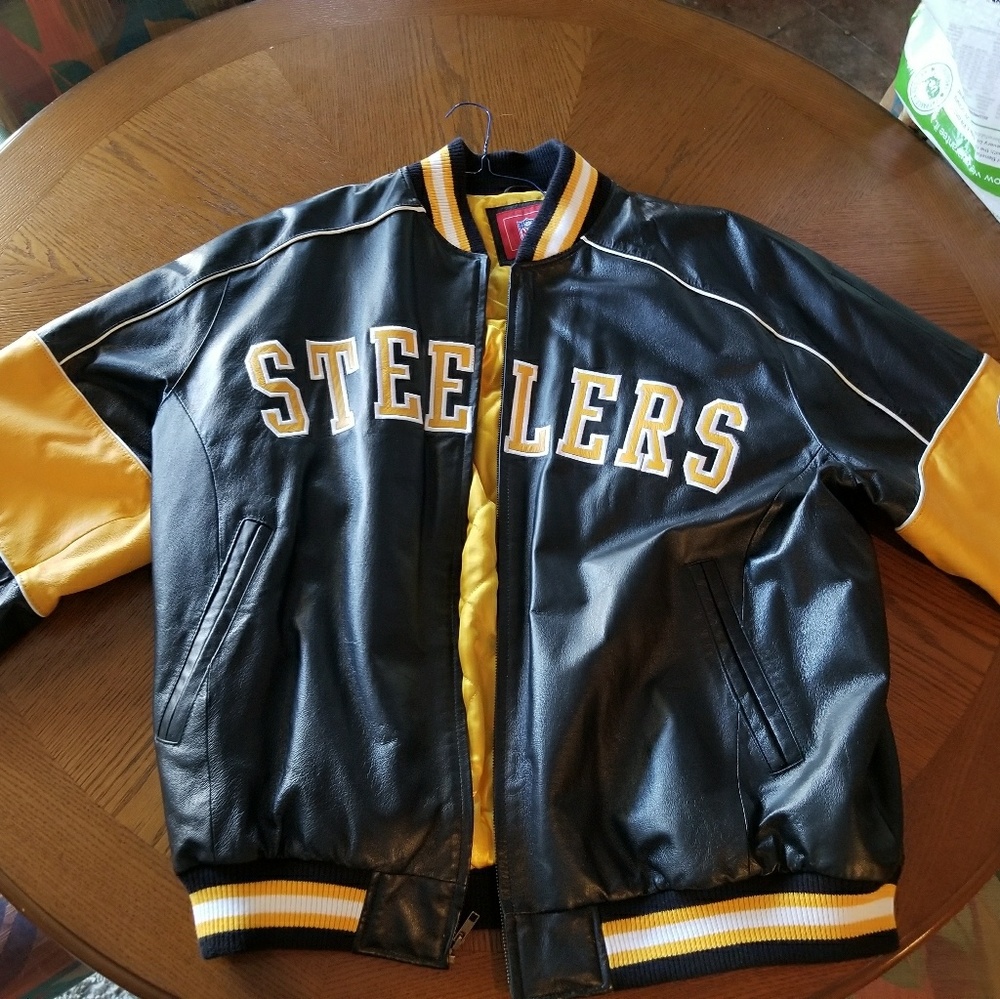 Leather NFL Steelers Jacket